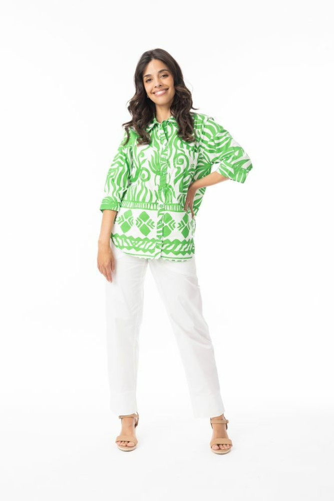 Suriname Green Top Collar Green