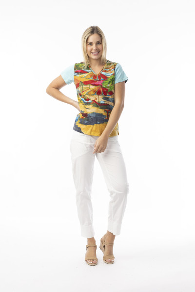 T-shirts T-Shirt Basic Cut V Ibiza