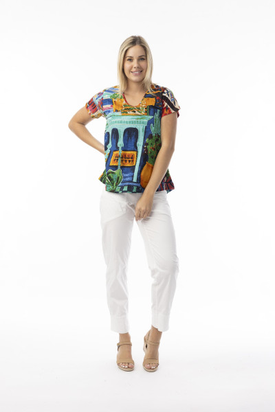 T-shirts T-Shirt Contemporary V Oasis