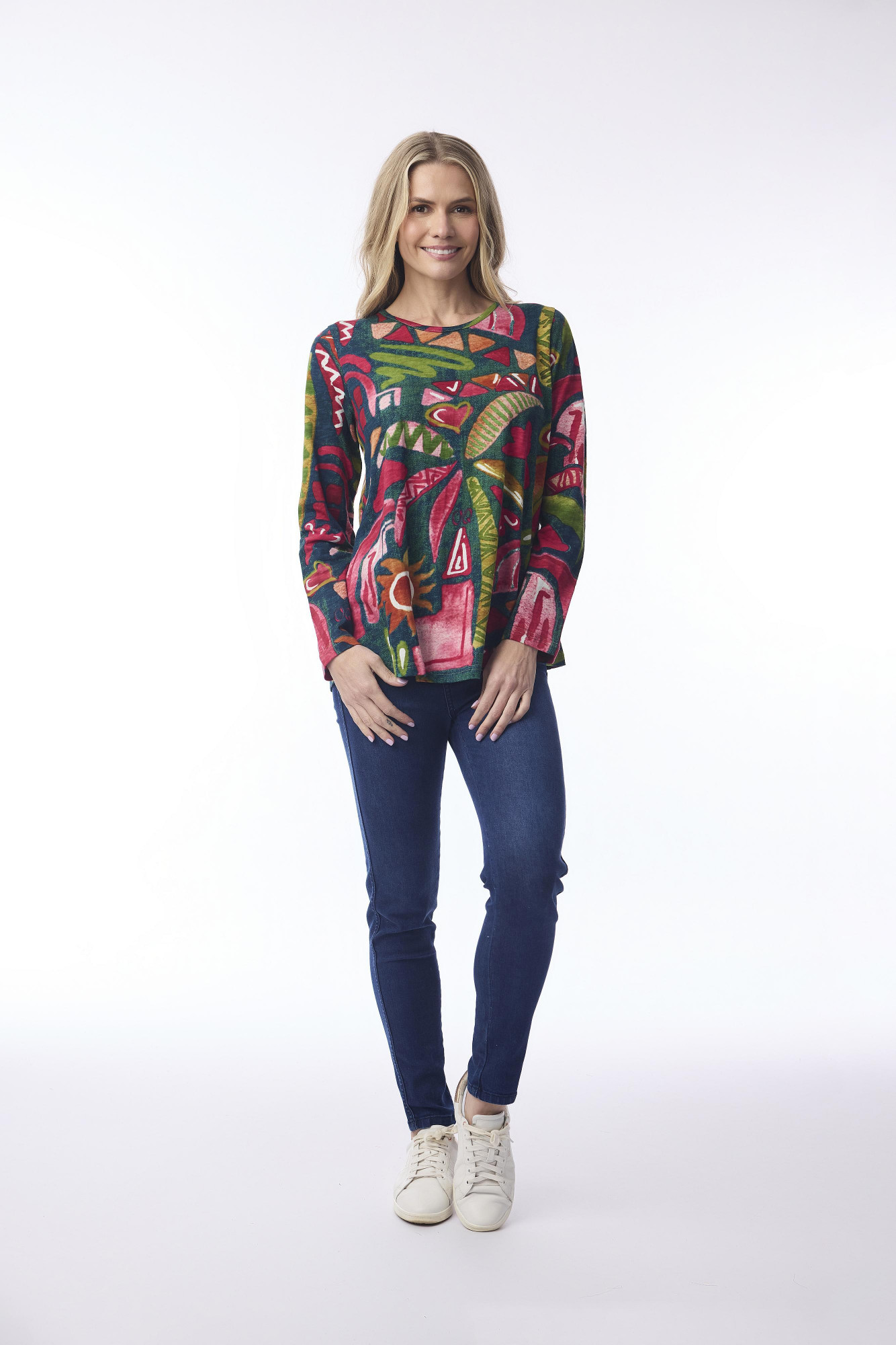 Tee Contemporary Crew Tropical Fun