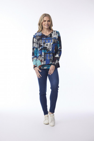 Tee Contemporary V Porto Blue