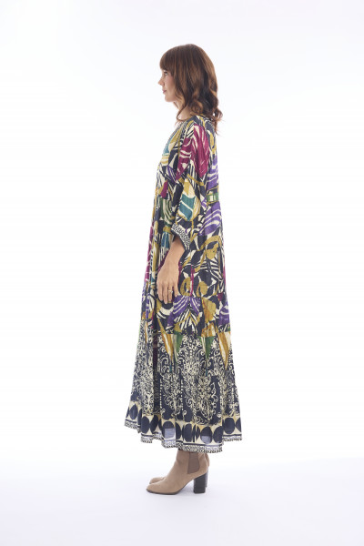 Tenerife Dress Maxi V Print