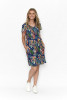 Nicola Dress Cap Sleeve Print 9