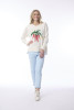 Top Crew Embellished Pimiento