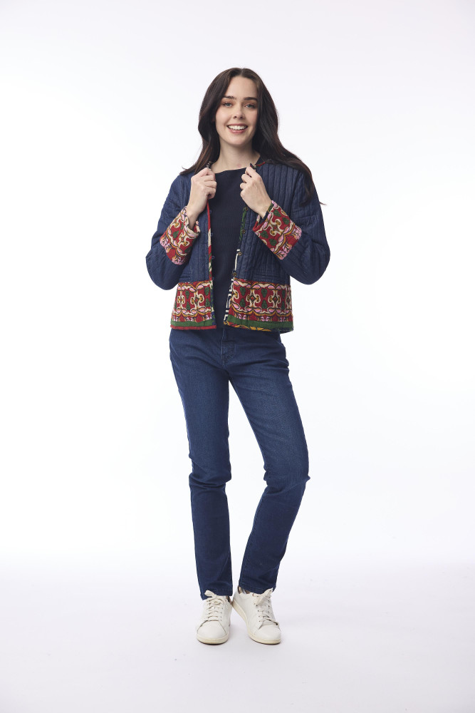 Zapotec Jacket Quilted Print