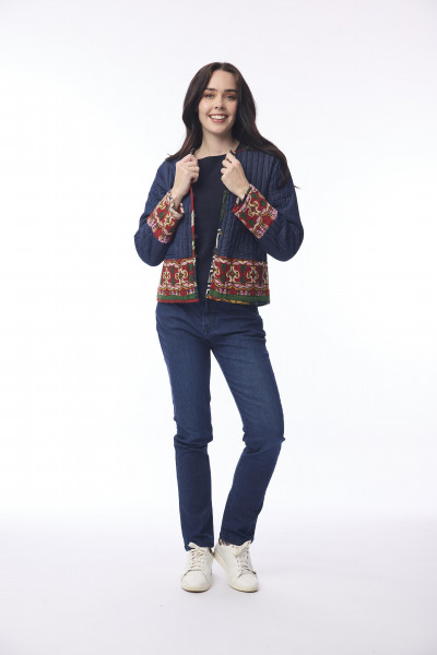 Zapotec Jacket Quilted Print