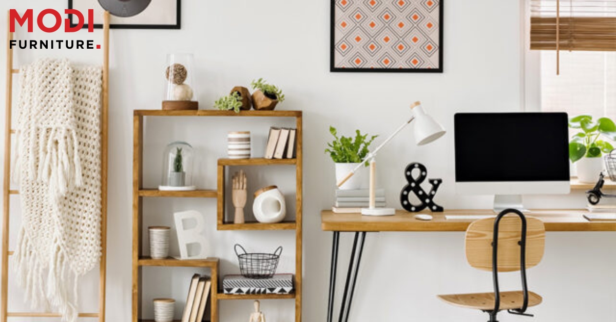 minimalist workspace desk and chair