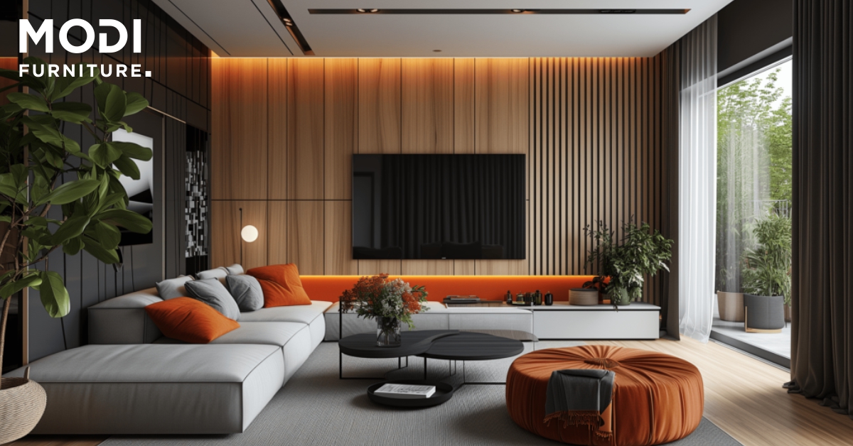 minimalist office desk arrangement