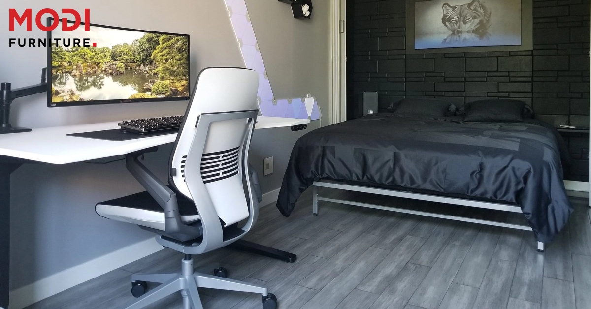 open office workstation furniture layout