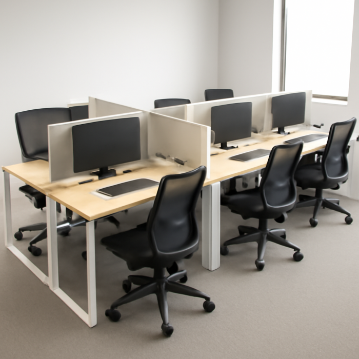 Modular Linear Table Linear Workstations for Offices | Modular Linear Tables – Modi Furniture