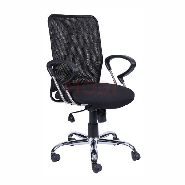Mid-Back Ergonomic Mesh Office Chair – Breathable & Adjustable