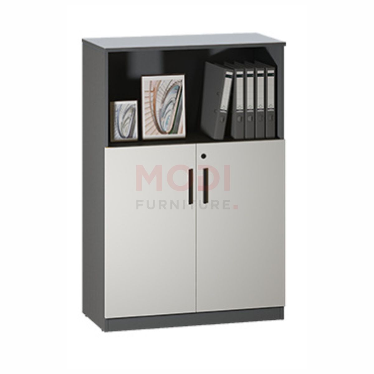 Wooden Office Storage Cabinet – File Organizer Unit