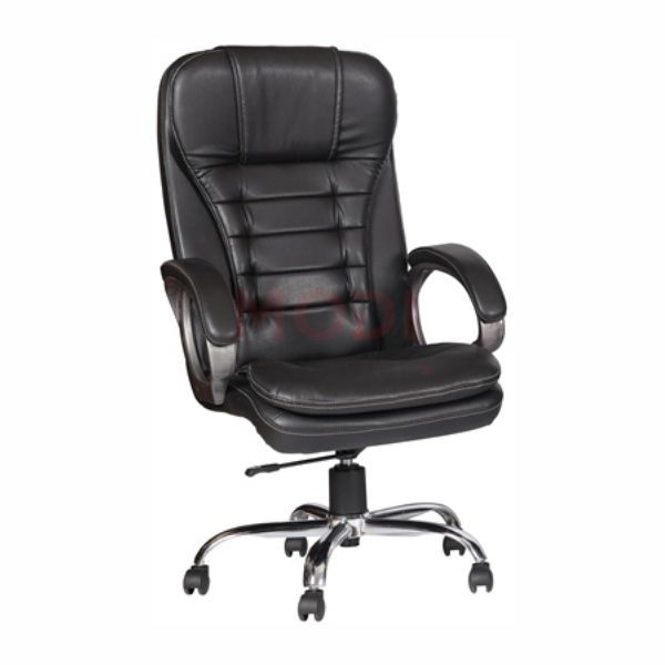 Leatherette High-Back Executive Chair with Swivel and Tilt Lock
