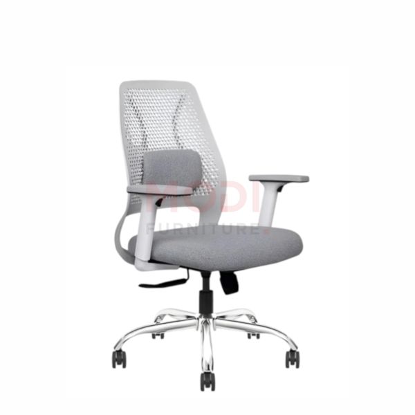 Mid-Back Ergonomic Mesh Office Chair – Breathable & Adjustable