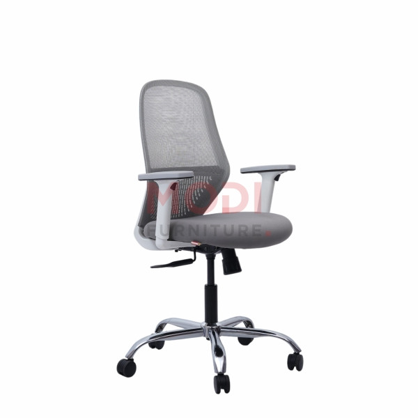 Mesh High-Back Executive Chair with Adjustable Lumbar & Headrest
