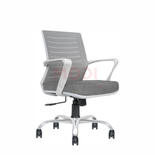 Mid-Back Ergonomic Mesh Office Chair – Breathable & Adjustable