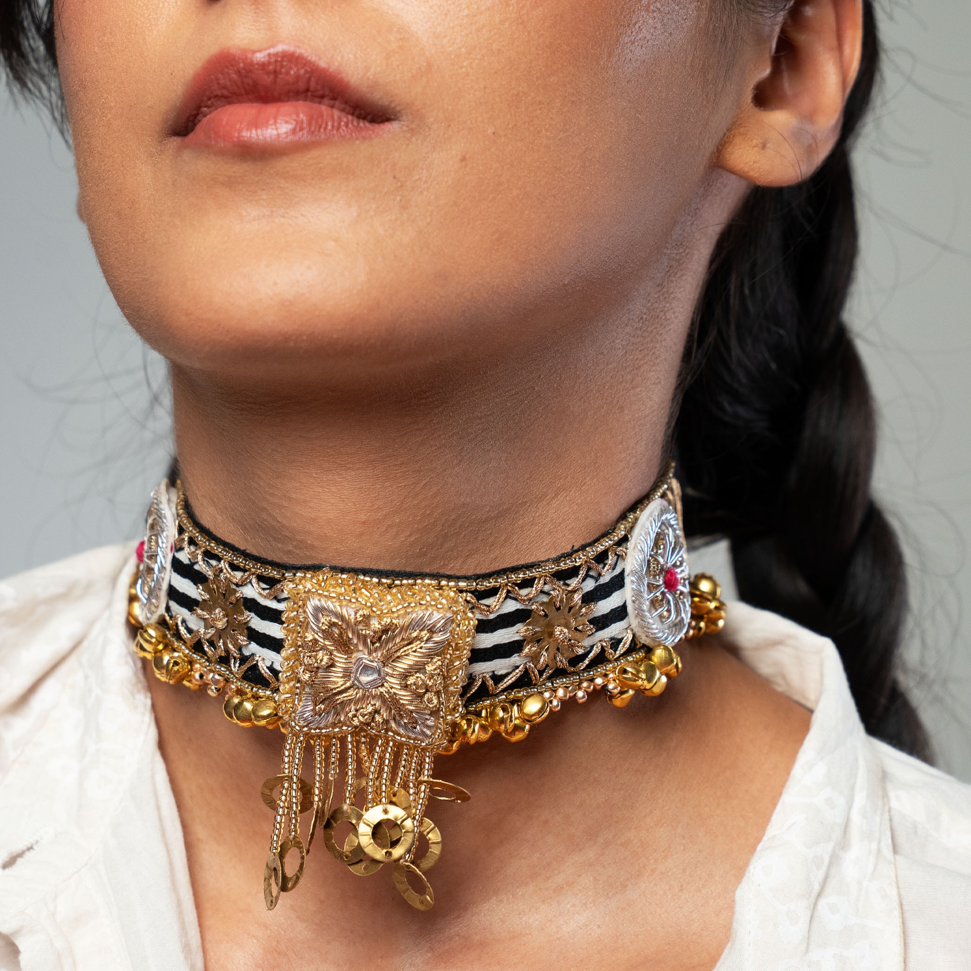 Noor Stripe Choker