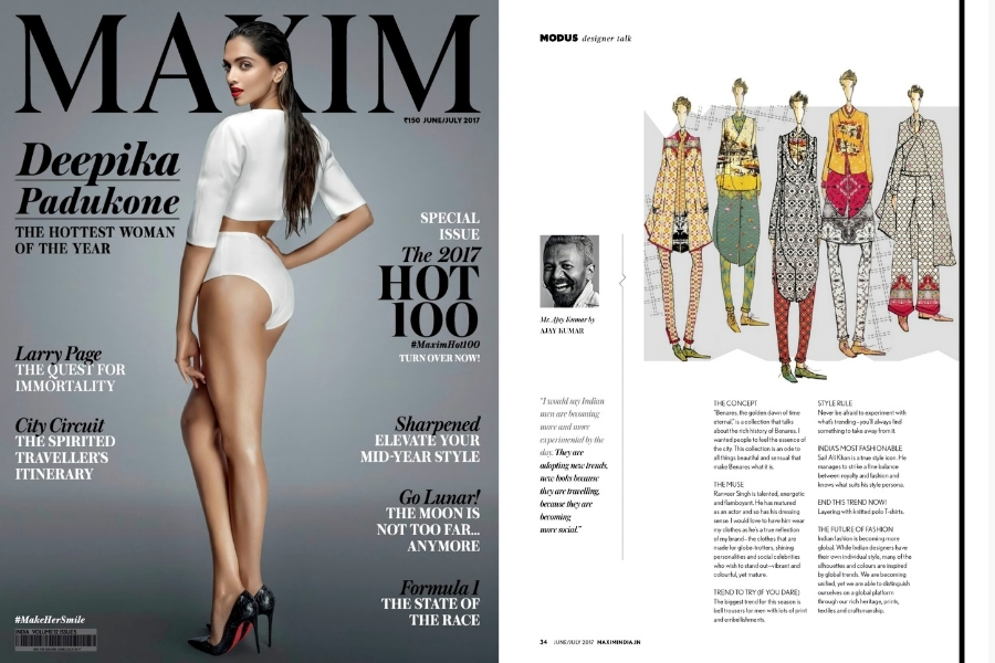 Ajay Kumar on Indian Menswear Evolution | Maxim India Designer Talk