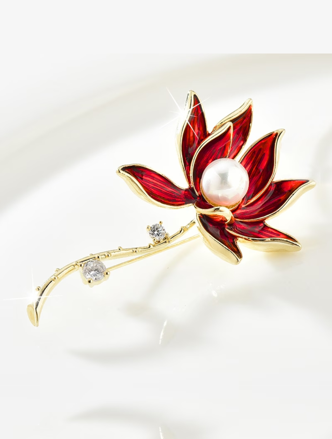 Lotus Brooch