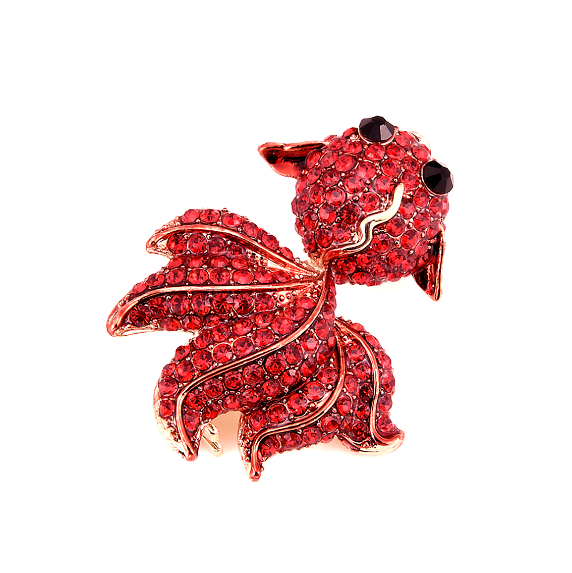 Red Fish Brooch