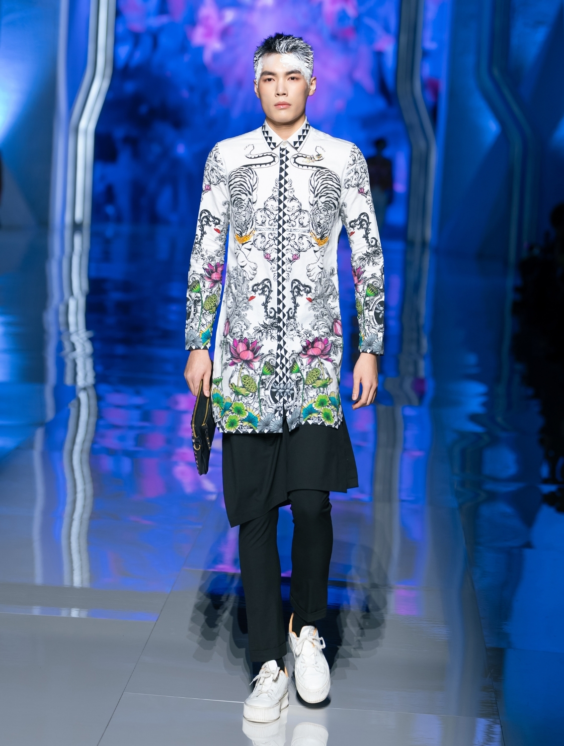 Prysm Crouching Tiger Printed Shirt