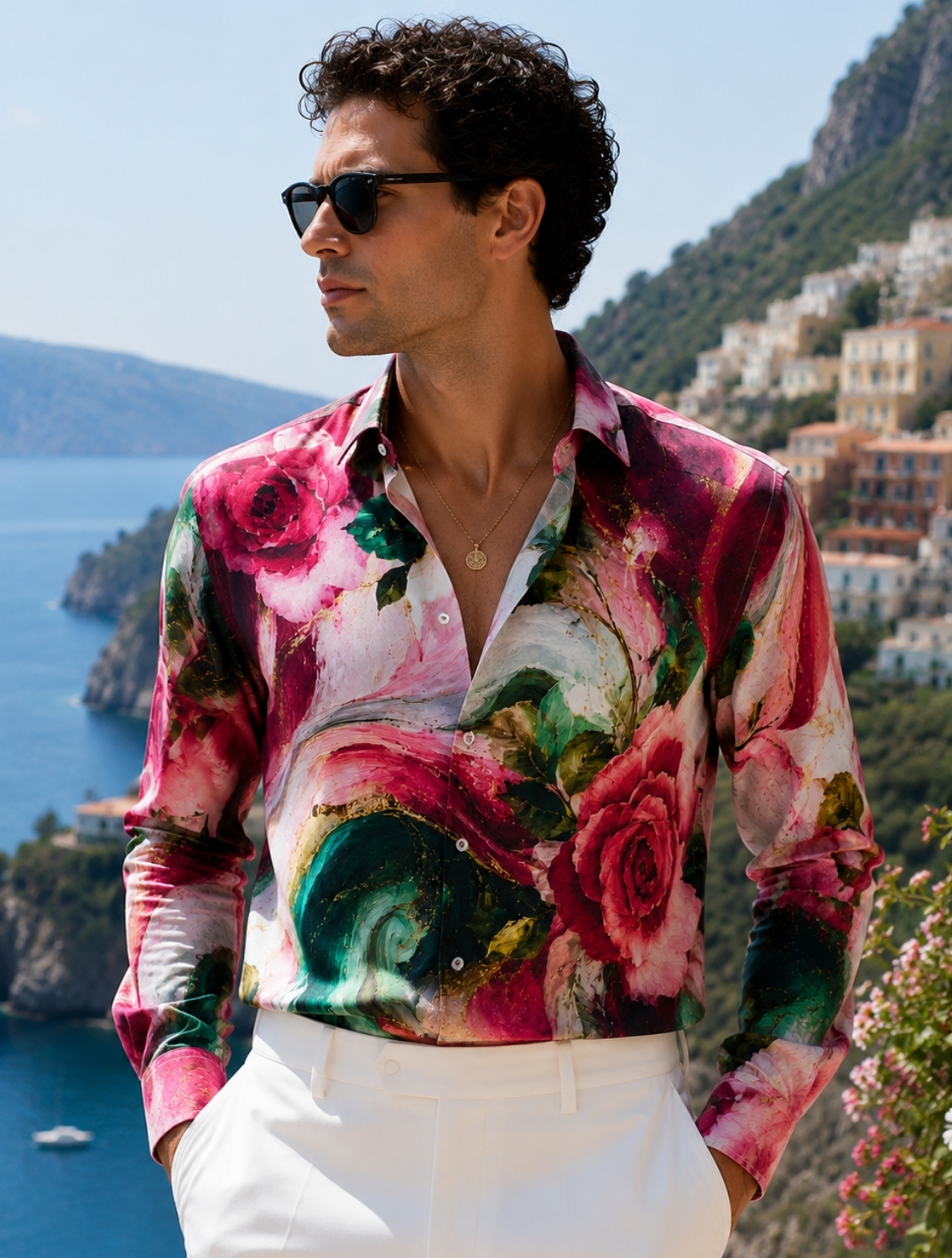Marble Printed Shirt