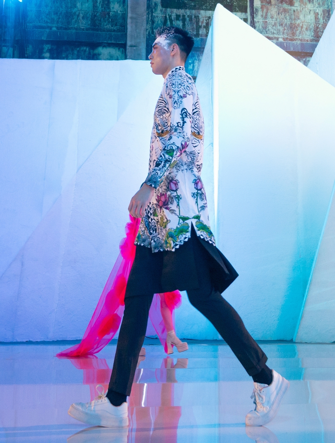 Prysm Crouching Tiger Printed Shirt