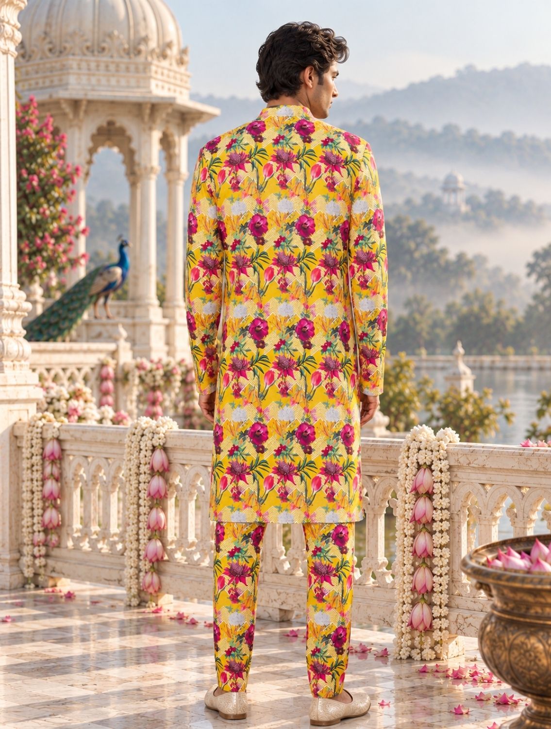 Arhaan Printed Linen Coord Set