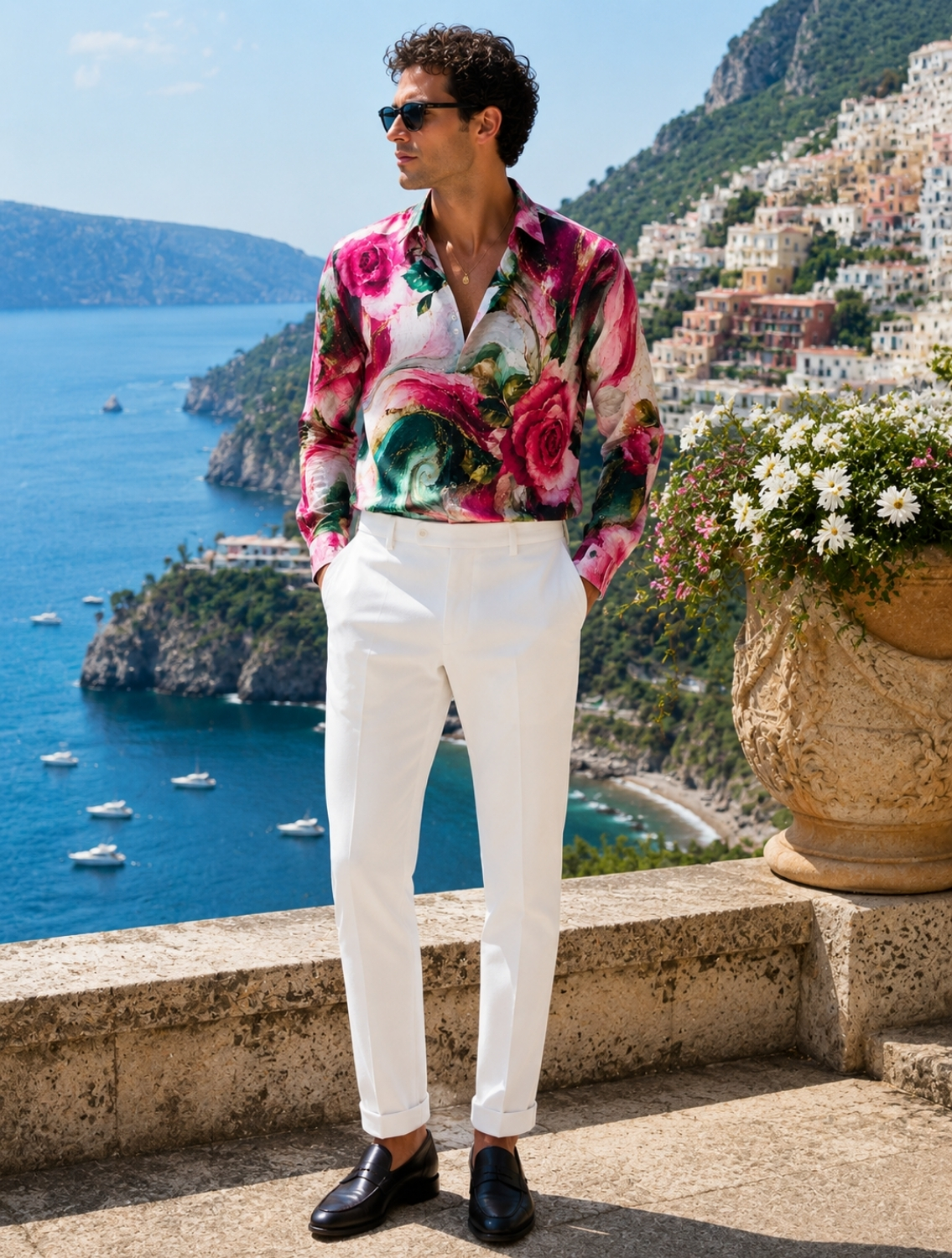 Marble Printed Shirt