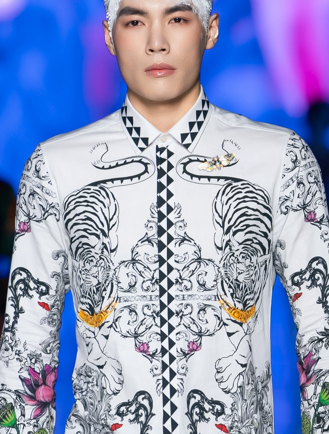 Prysm Crouching Tiger Printed Shirt