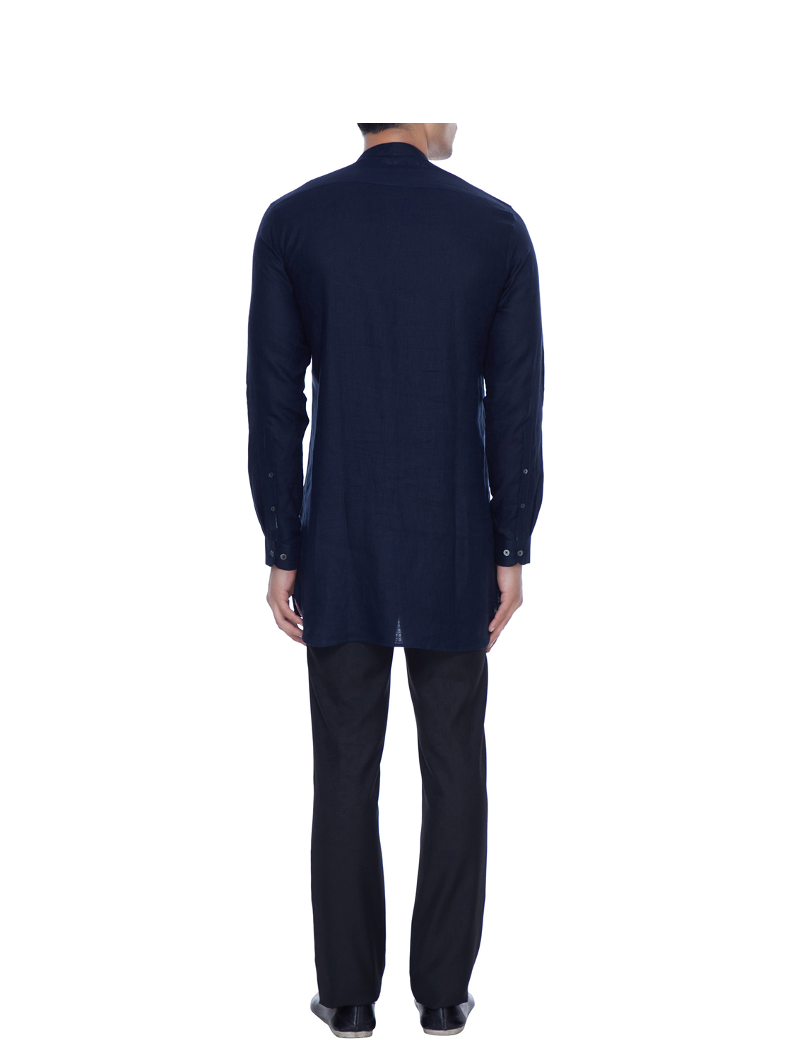 Amaranth Black Kurta Shirt