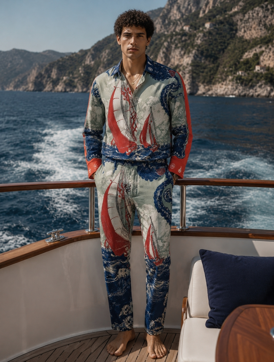 Pojan Printed Pants