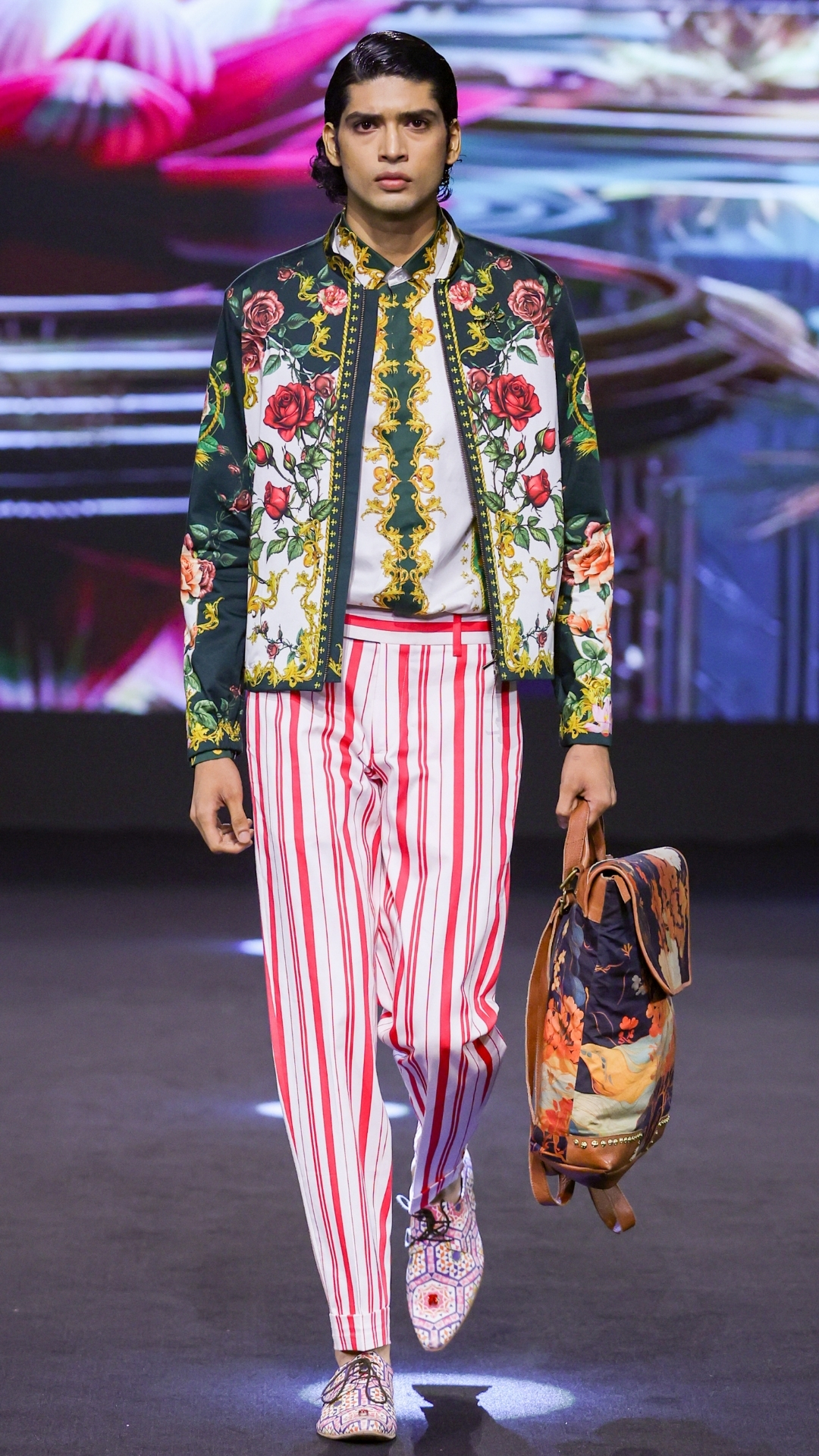 Pinker Striper Trousers