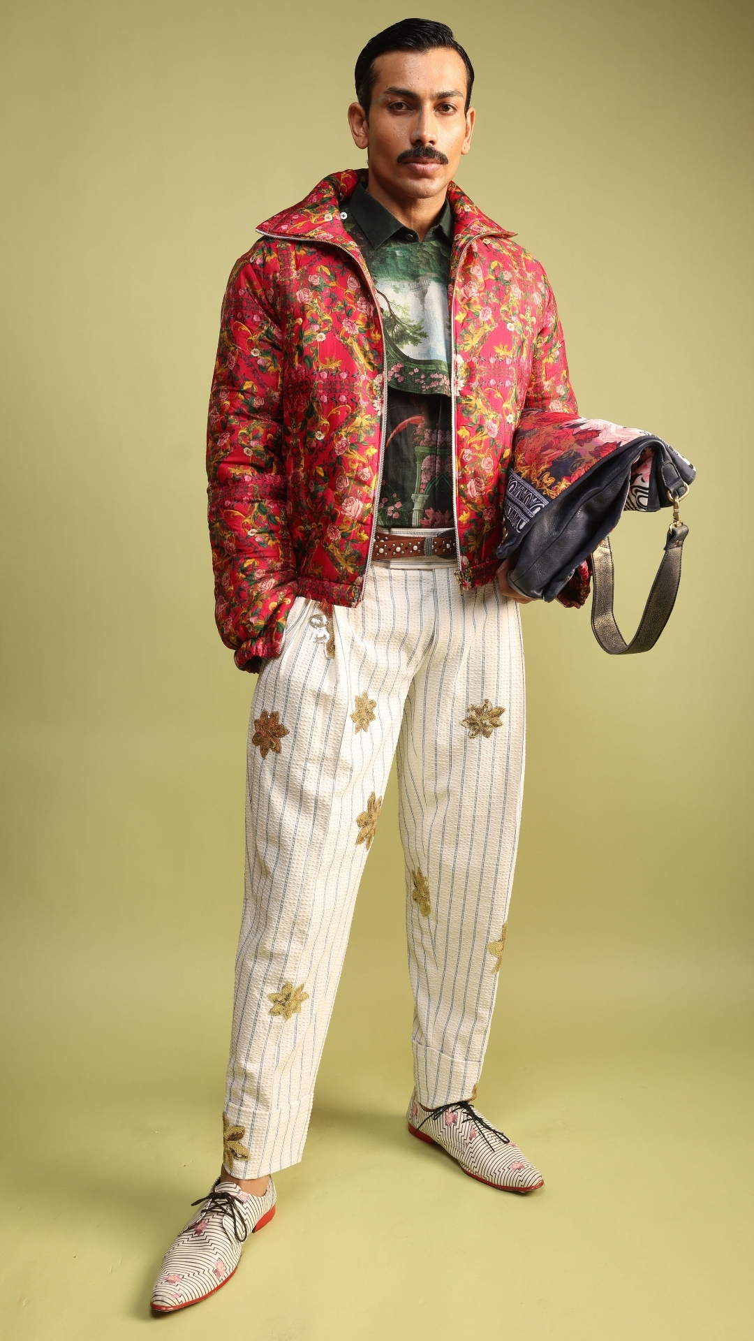 Mayhem Striped Seersucker Pants