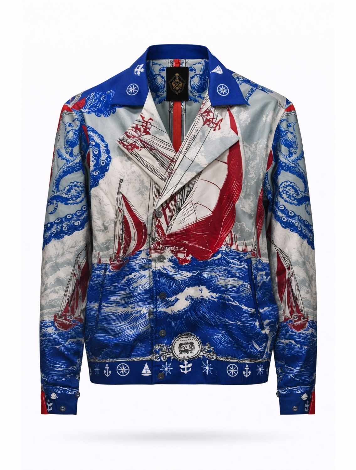 Sardinia Printed Crossover Shirt