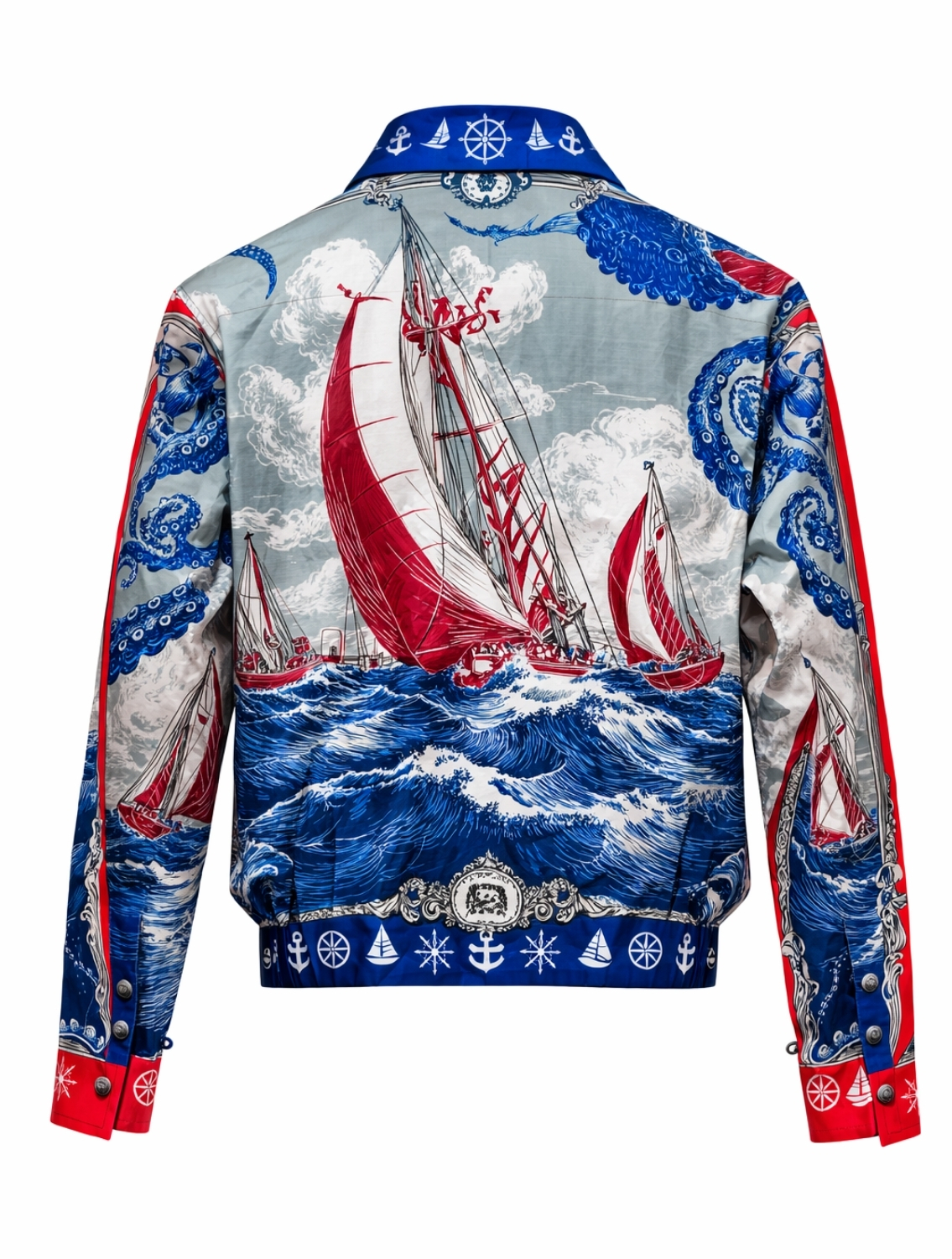 Sardinia Printed Crossover Shirt