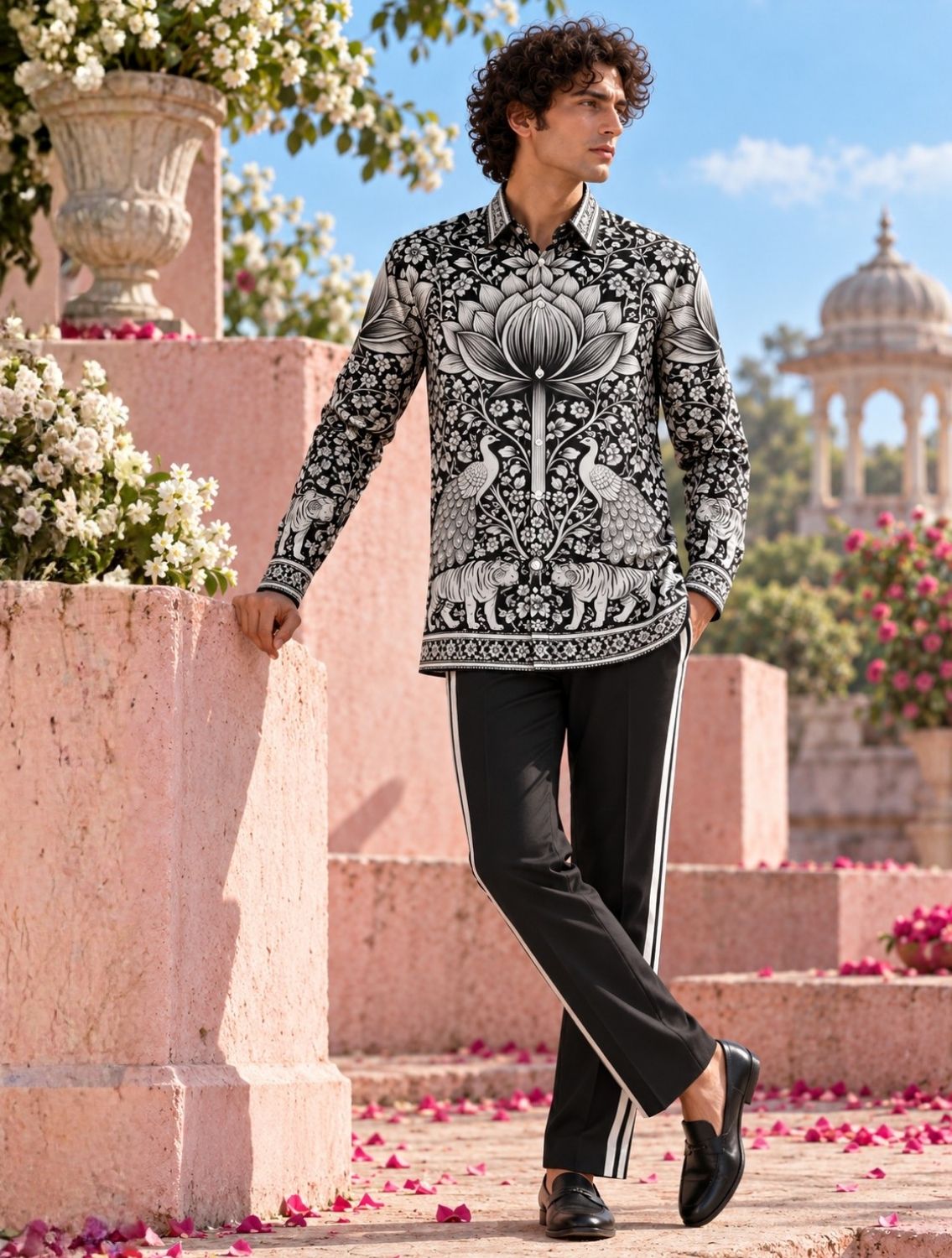 Phlick Festive Printed Shirt