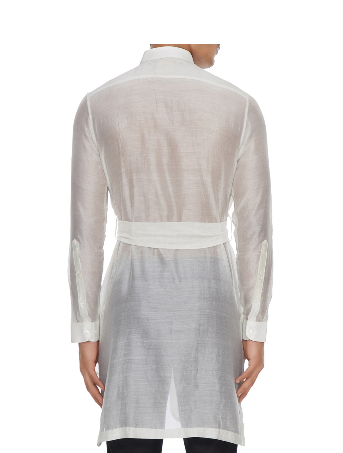 Gir Handloom Cotton Shirt with Hidden Printed Bib