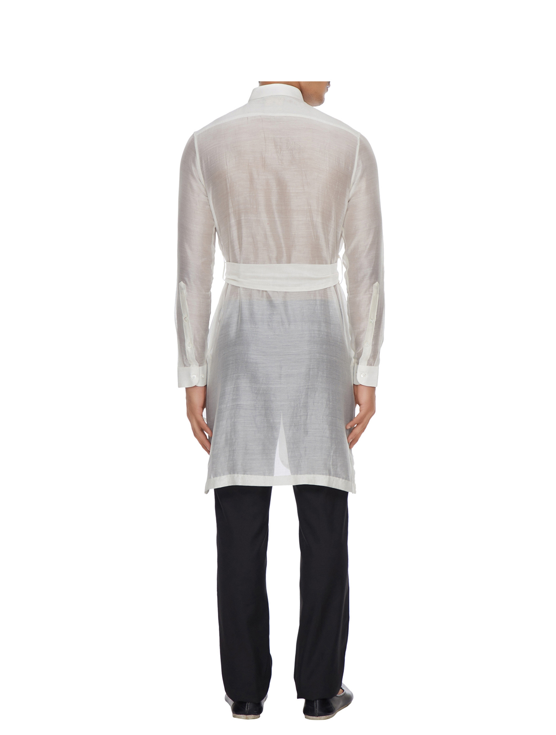 Gir Handloom Cotton Shirt with Hidden Printed Bib