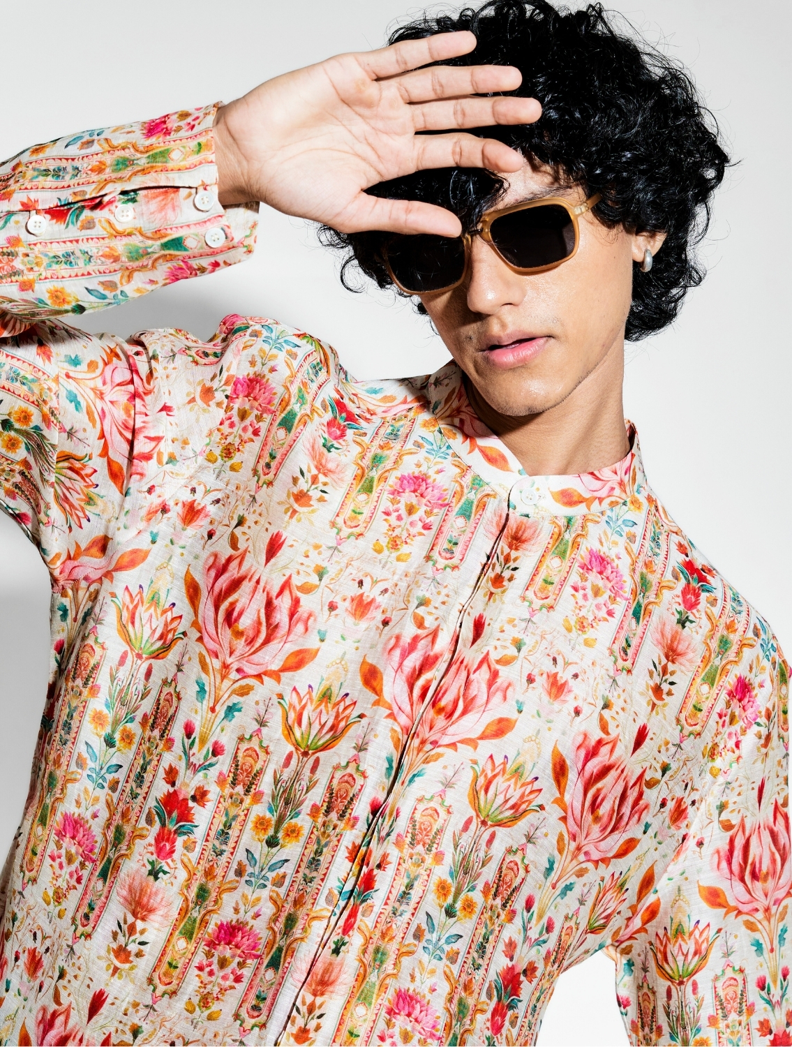 Ambar Silk Linen Set