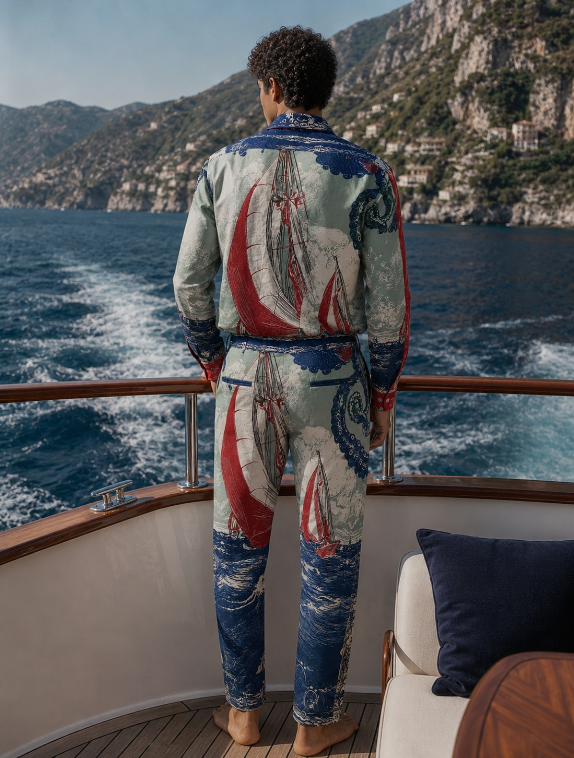 Pojan Printed Pants