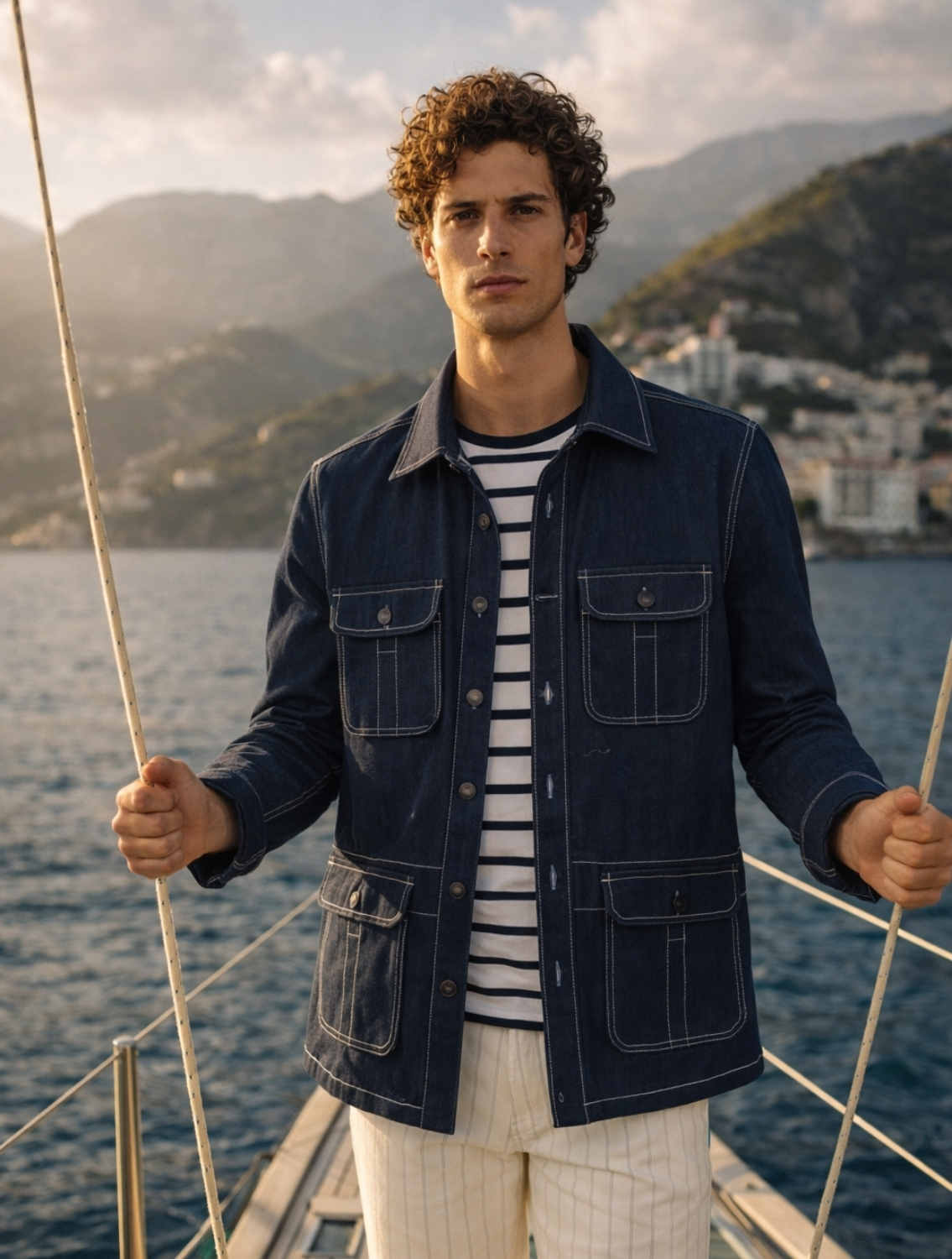 Bluemarine Denim Hunter Jacket