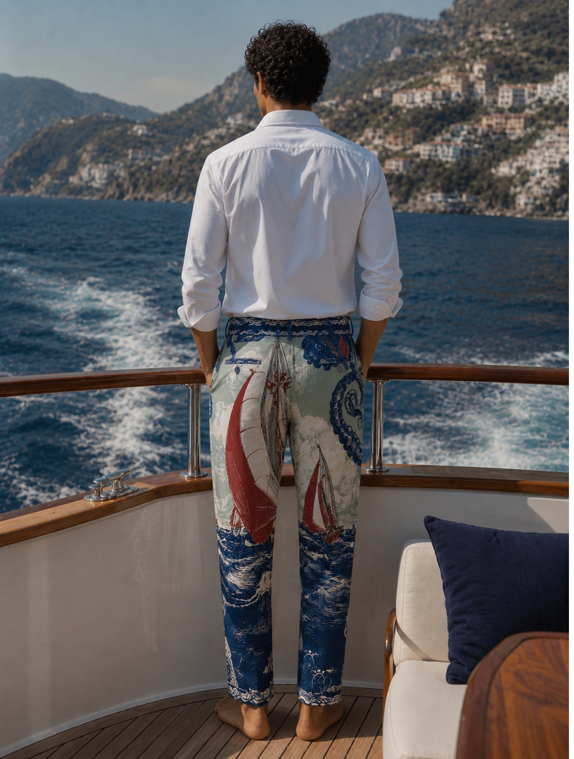 Pojan Printed Pants