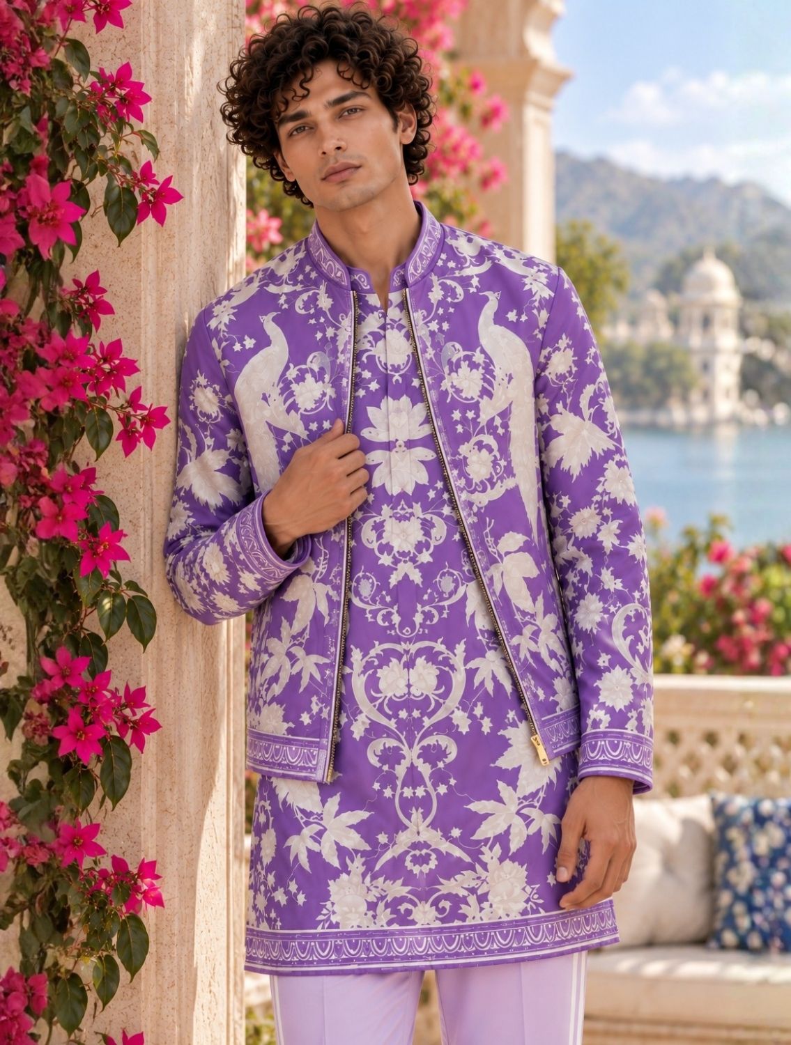 Emperor Printed Bomber Jacket