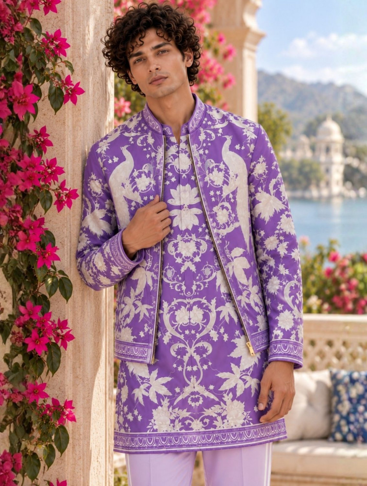 Image of Emperor Printed Bomber Jacket