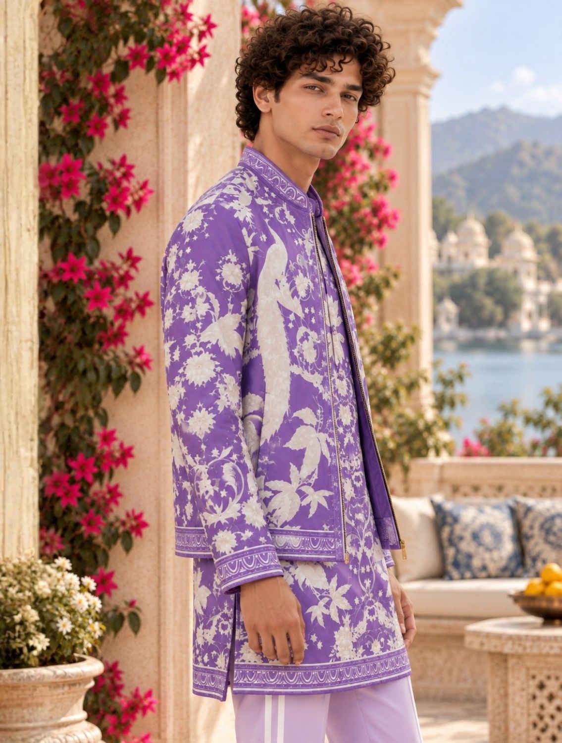Emperor Printed Bomber Jacket