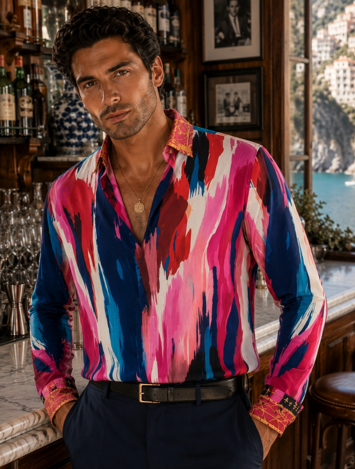 Dual Tiger Printed Shirt