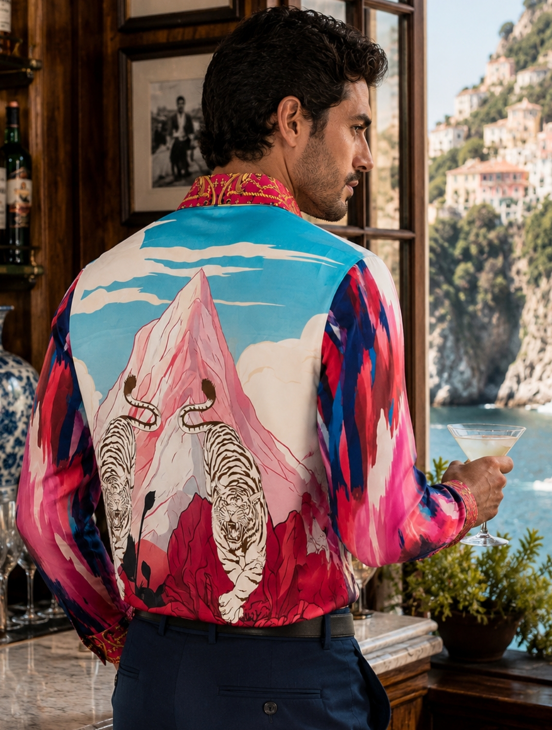 Dual Tiger Printed Shirt