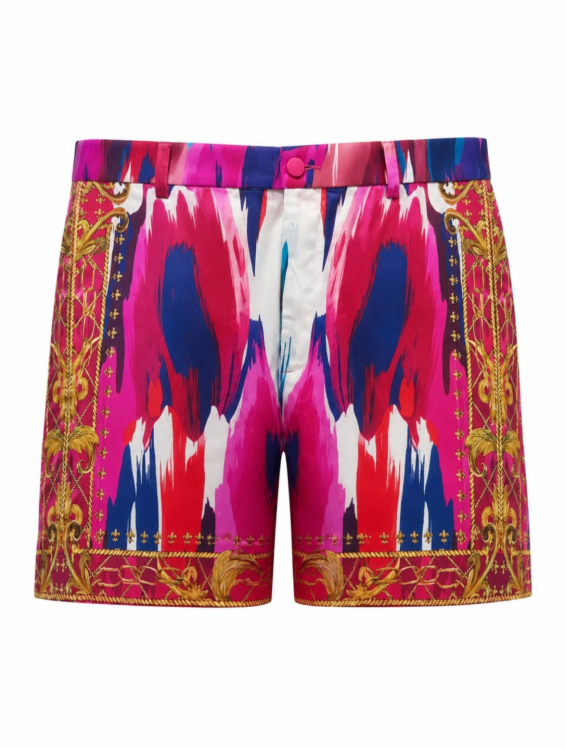 Baroque Ikat Printed Shorts