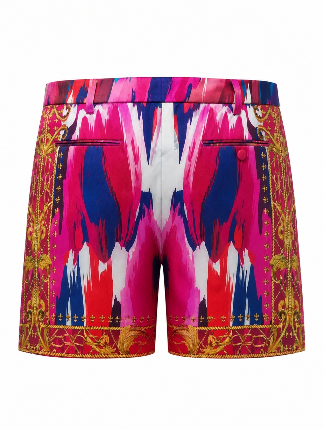 Baroque Ikat Printed Shorts